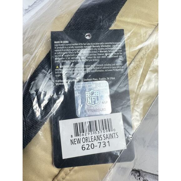 NFL All Weather Stadium Outdoor Blanket New Orleans Saints 60x80 Football - Picture 5 of 5